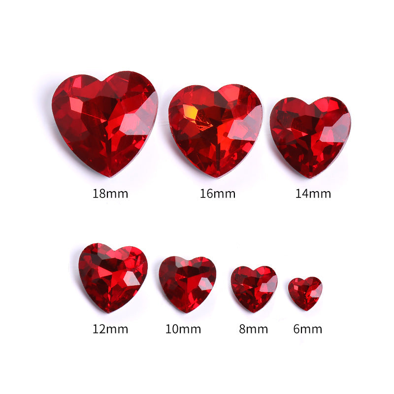 Cuentas de vidrio de cristal de diamante de 100 piezas/cono de cono de cono al portar